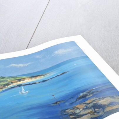 Sailing out of Salcombe, 2000 by Jennifer Wright