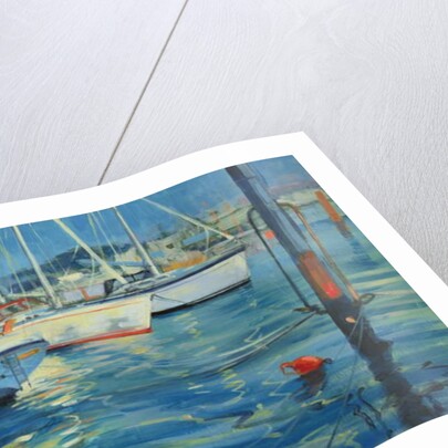 Isle of Wight - Yacht Reflections, 2010 by Jennifer Wright