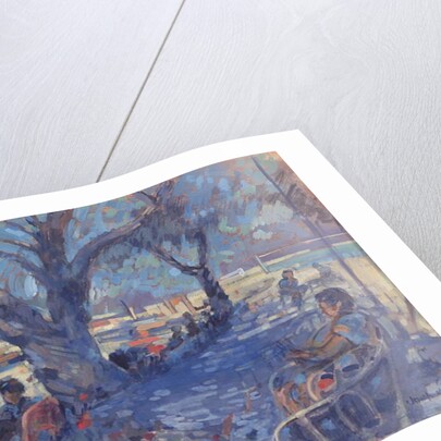 Lemnos Beach Bar, 1987 by Jennifer Wright