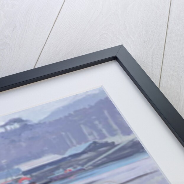 Salcombe - Grey Day - Fisherman's Quay by Jennifer Wright