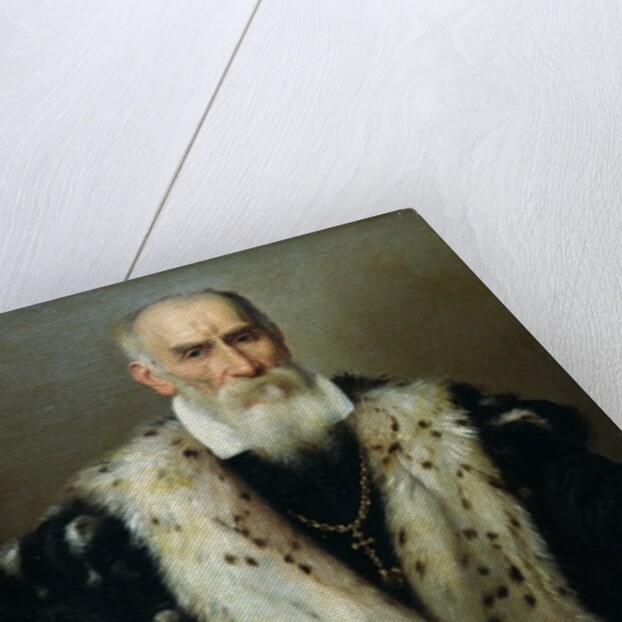 Portrait of a man, possibly Gian Gerolamo Albani, Generale Collaterale of the Venetian Republic by Giovanni Battista Moroni