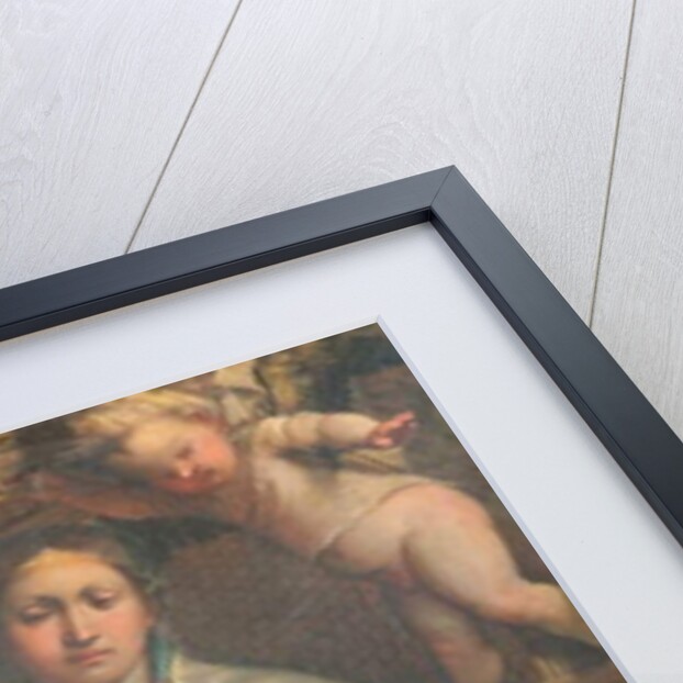 Madonna and Child crowned by two angels, c.1530 by Girolamo Romanino