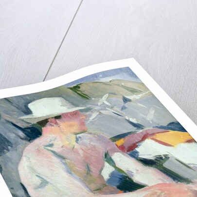 Bather in a White Hat by Francis Campbell Boileau Cadell