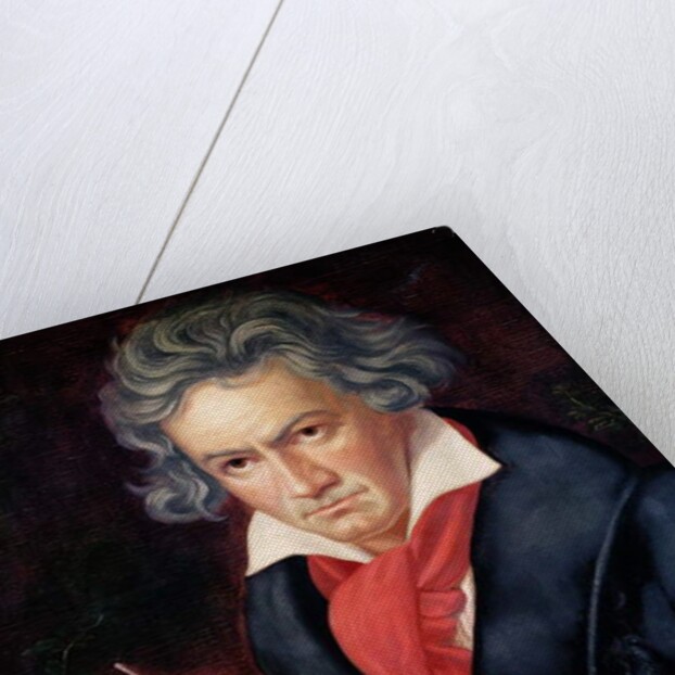Ludwig van Beethoven Composing his 'Missa Solemnis' by Joseph Carl Stieler (after)