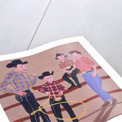 Cowboy Family, 2001 by Joe Heaps Nelson