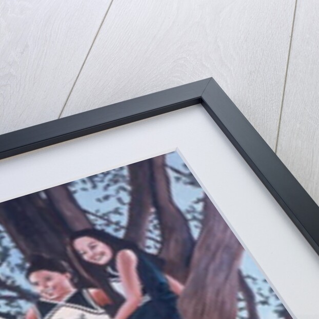 Jesuit Cheerleaders in a Tree, 2002 by Joe Heaps Nelson