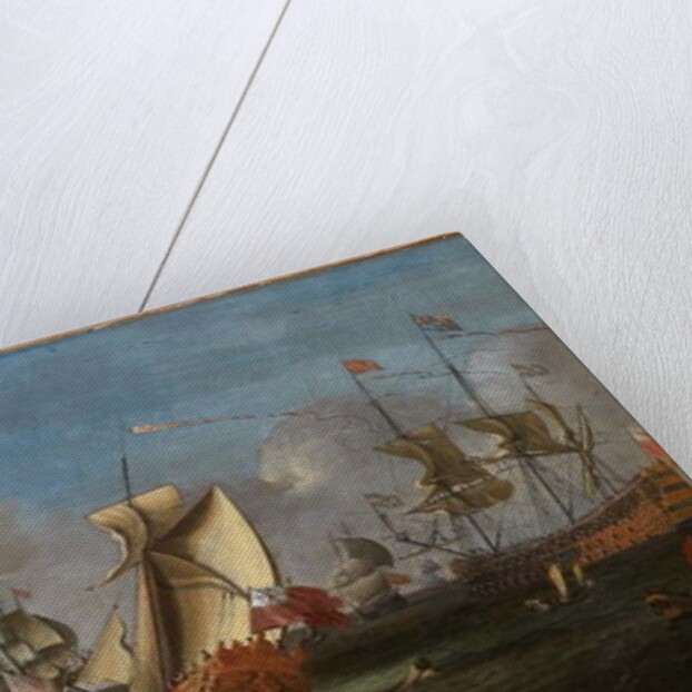 King William III off the Coast of Ireland, June 1690 by Willem van der Hagen