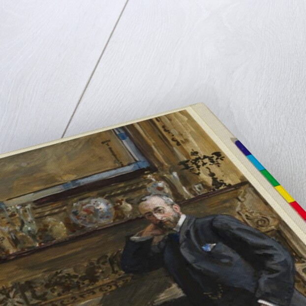 Gentleman in an interior at 5 Fig Tree Court, 1890 by Sydney Prior Hall