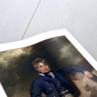 Three-quarter length portrait of John Windham Dalling RN, as a midshipman by George Henry Harlow