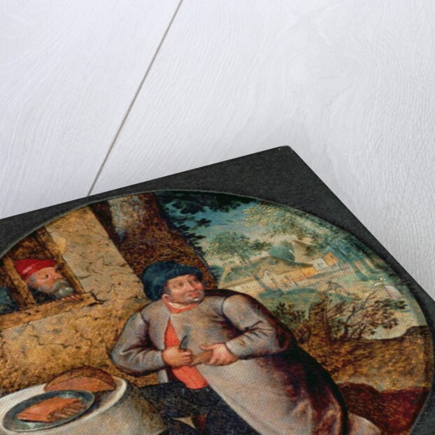 Flemish Proverb: Gluttony by Pieter the Younger Brueghel