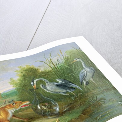 The Heron and the Fox, 1661 by Jan van the Elder Kessel