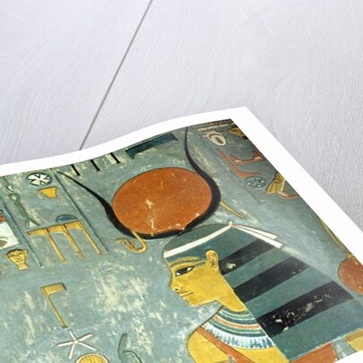 Horemheb and Hathor by Egyptian 18th Dynasty