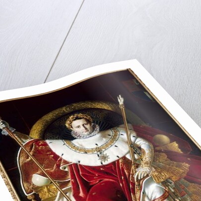 Napoleon I on the Imperial Throne, 1806 by Jean Auguste Dominique Ingres