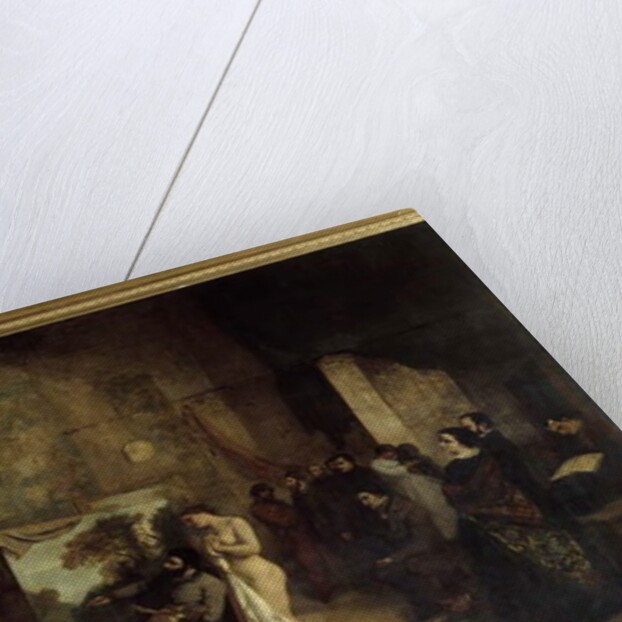 The Studio of the Painter, a Real Allegory, 1855 by Gustave Courbet