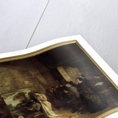 The Studio of the Painter, a Real Allegory, 1855 by Gustave Courbet