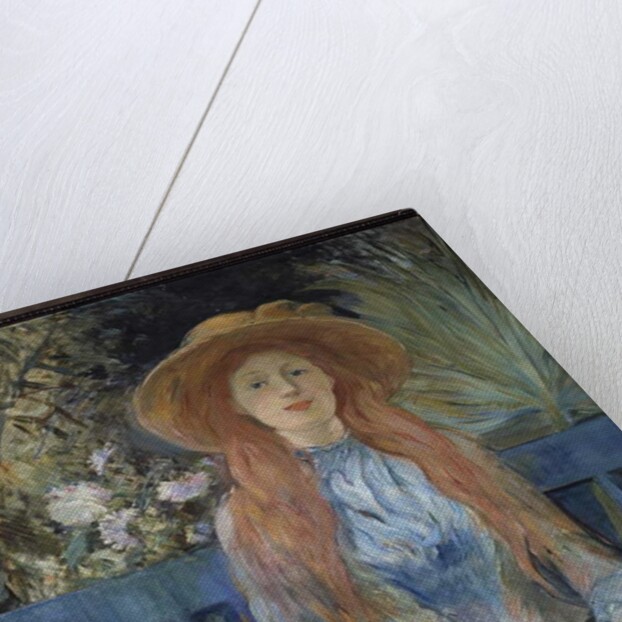 Young girl in a park, 19th century by Berthe Morisot