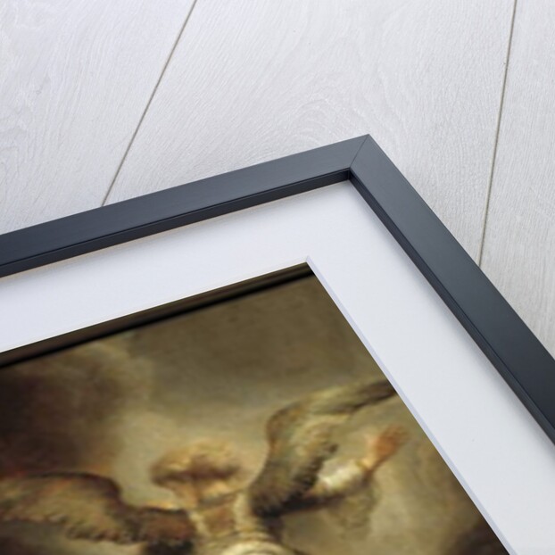 The Archangel Gabriel leaving the family of Tobias, 1637 by Rembrandt Harmensz. van Rijn