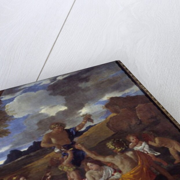 Bacchanale to the guitar player or the great Bacchanale, 17th century by Nicolas Poussin