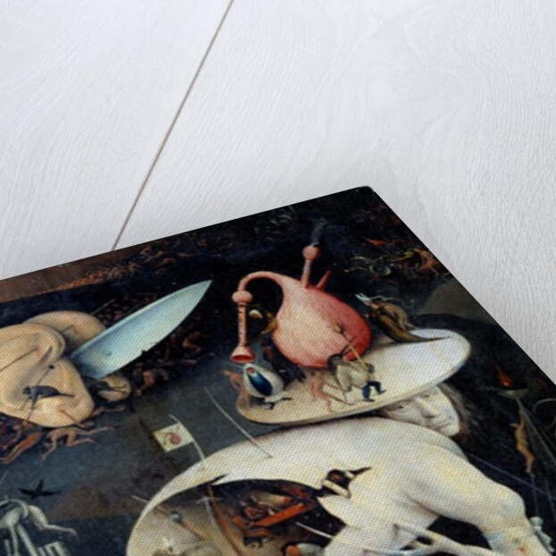 The Hell Detail of the right part of the tryptic of 'The Garden of Terrestrial Delices' by Hieronymus Bosch