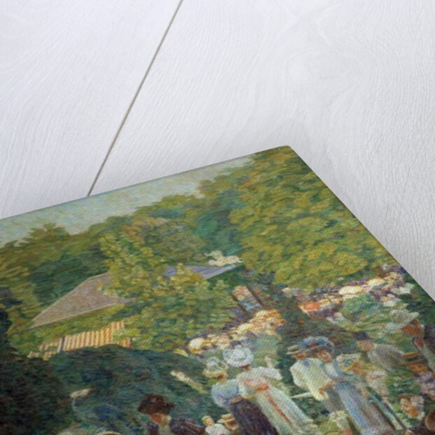 The Parc Montsouris from the kiosk has music in 1900 by Ludovic Vallee