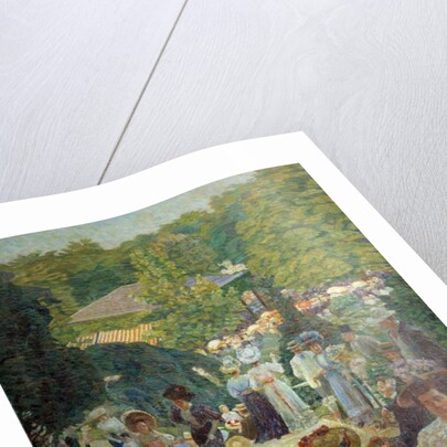 The Parc Montsouris from the kiosk has music in 1900 by Ludovic Vallee