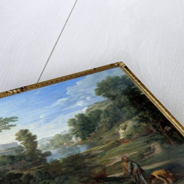 Diogene throwing his ecvil, 1648 by Nicolas Poussin