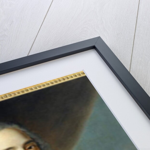 Portrait of Voltaire holding a copy of “La Henriade”, 1736 by Maurice Quentin de la Tour