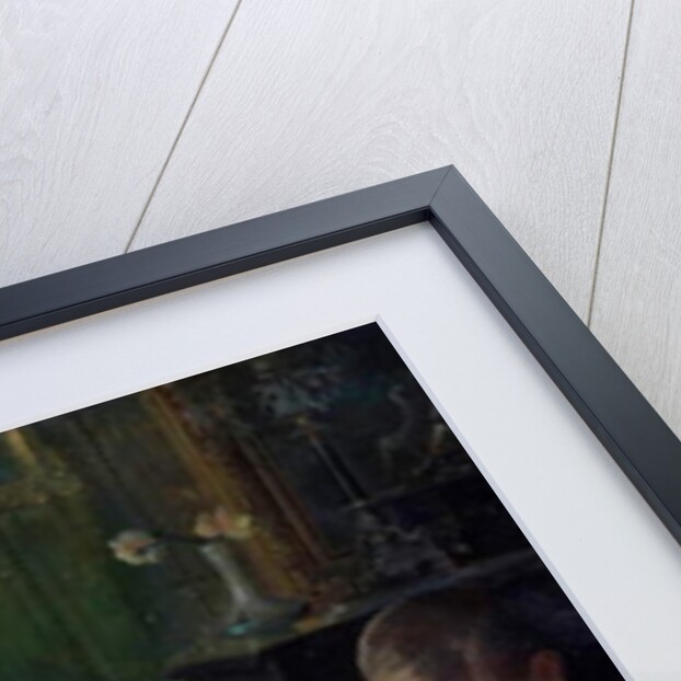 Homework A mother helps children do their homework, 20th century by Henri Jamet