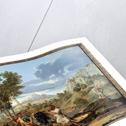 Autumn or the bunch of grapes brought back from the promised land, 1660 by Nicolas Poussin