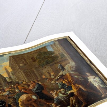 The Plague Of Asdod Says The Philistines Struck By The Plague, 17th century by Nicolas Poussin