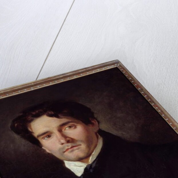 Portrait Of The Painter Louis Riesener, 1835 by Ferdinand Victor Eugene Delacroix