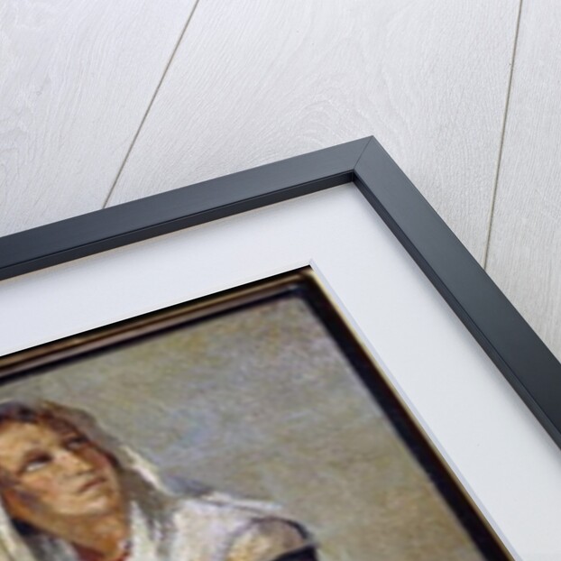 Portrait of the Italian Maria de Sorre, sitting with the head up Painting on cardboard, 1828 by Jean Baptiste Camille Corot