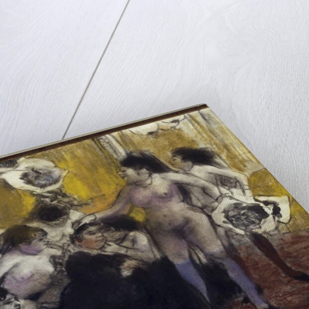 The Party Of The Patron Maison Close During A Party In Honor Of A Proxenete, 1879 by Edgar Degas