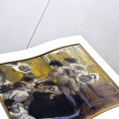 The Party Of The Patron Maison Close During A Party In Honor Of A Proxenete, 1879 by Edgar Degas