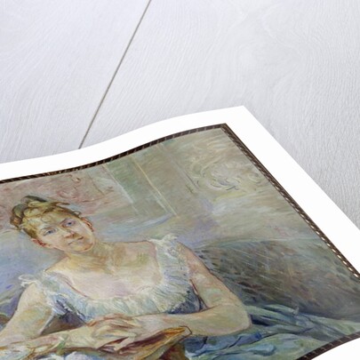 Portrait Of Louise Riesener, Daughter Of The Painter Leon Riesener, 1888 by Berthe Morisot