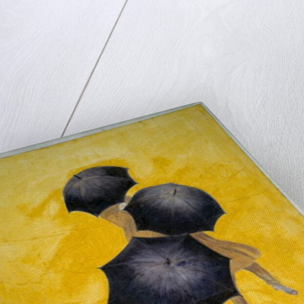 Umbrellas revel 1922 by Leonetto Cappiello