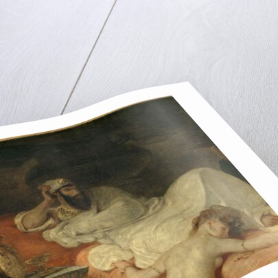 Detail: Death of Sardanapale by Ferdinand Victor Eugene Delacroix