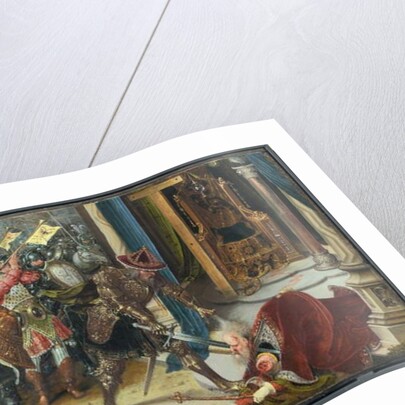 The Emperor Heraclius decapitating the king of Persians Chosroes by Jan de Beer