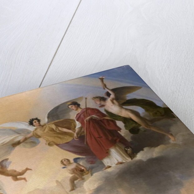 The Study and Genia Devote Ancient Egypt to Greece by Francois Edouard Picot