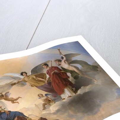 The Study and Genia Devote Ancient Egypt to Greece by Francois Edouard Picot