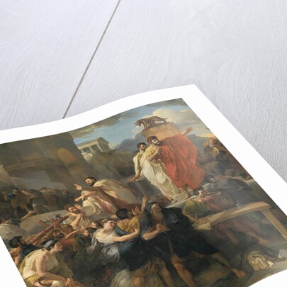 Detail of: Death of Virginia by Guillaume Lethiere