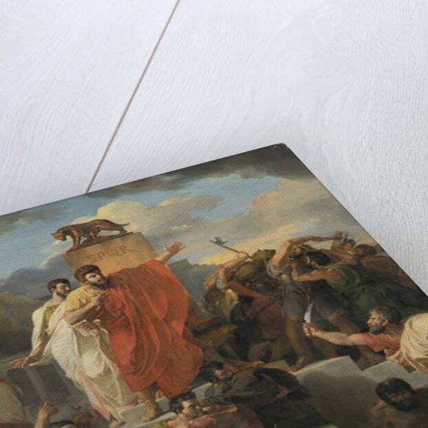 Detail of: Death of Virginia by Guillaume Lethiere