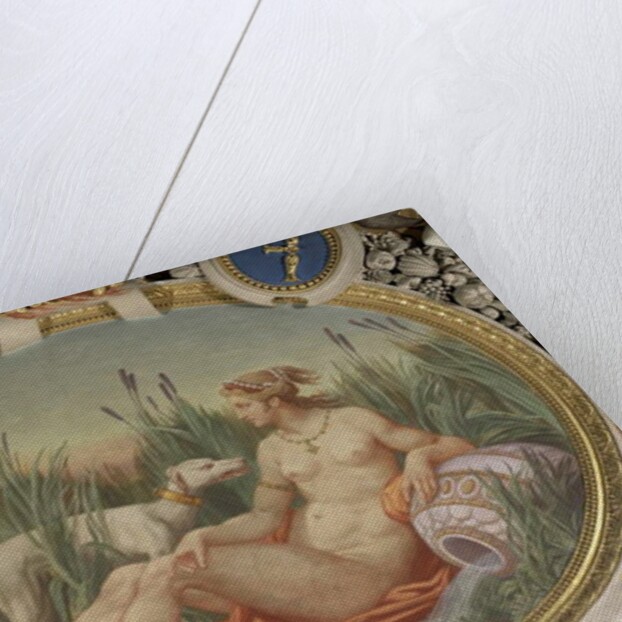 The nymph of Fontainebleau 16th century by Jean Alaux