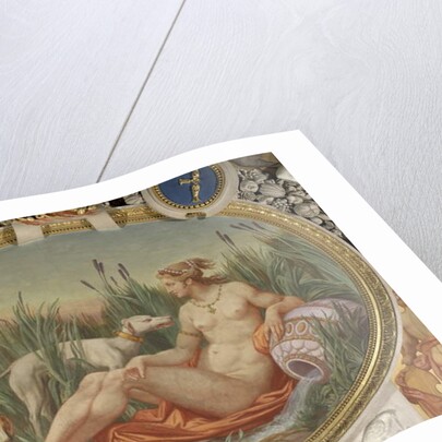 The nymph of Fontainebleau 16th century by Jean Alaux