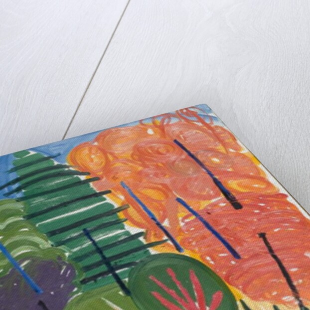 Blue Poles, 2007 by Janet McKenzie