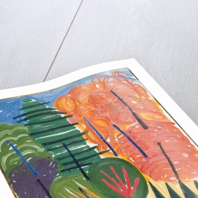 Blue Poles, 2007 by Janet McKenzie