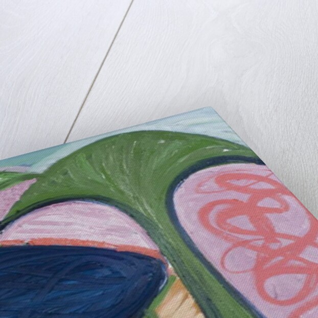 Loch and trees, 2007 by Janet McKenzie