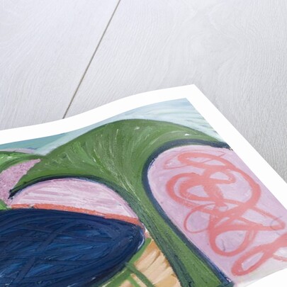 Loch and trees, 2007 by Janet McKenzie