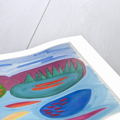 Mountains and Pools, 2015 by Janet McKenzie