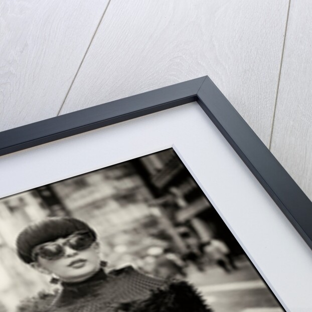 Tokyo street scene, couple in Ginza, Japan by Jon Nicholson